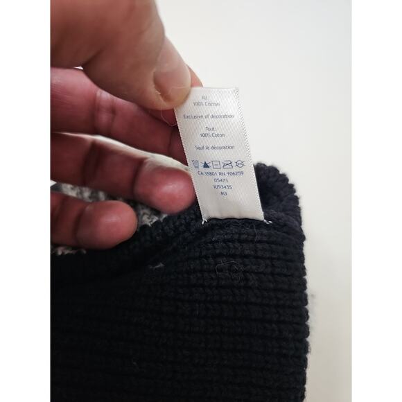 LULULEMON IVIVVA GIRL Knit Pom BEANIE WITH POMPOM ONE SIZE Black And White - Picture 4 of 5